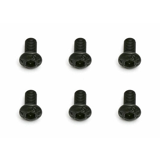 Image of Associated M3x6mm Button Head Cap Screws (10pcs) ASC31531 BHCS