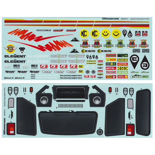 Image of Enduro12, Bushido Decal Sheets