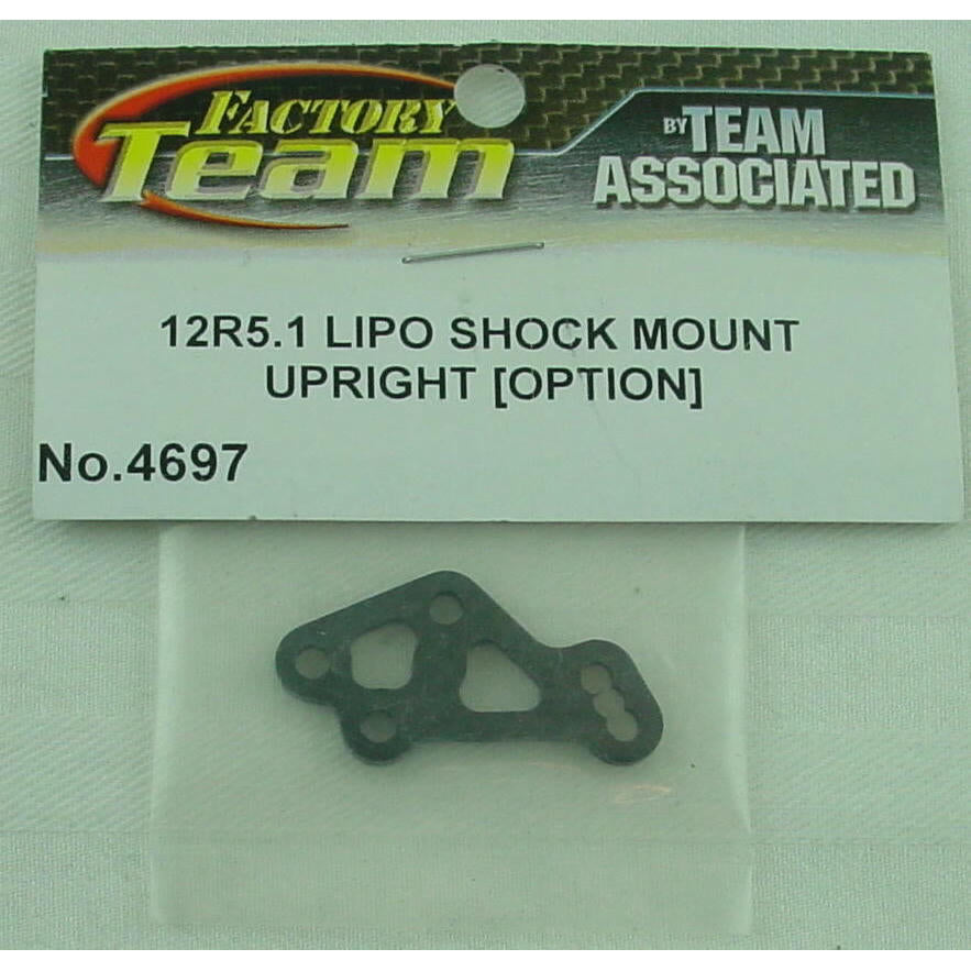 Image of Associated 12R5.1 1/12th Optional Carbon Fiber Lipo Upright Shock Mount ASC4697