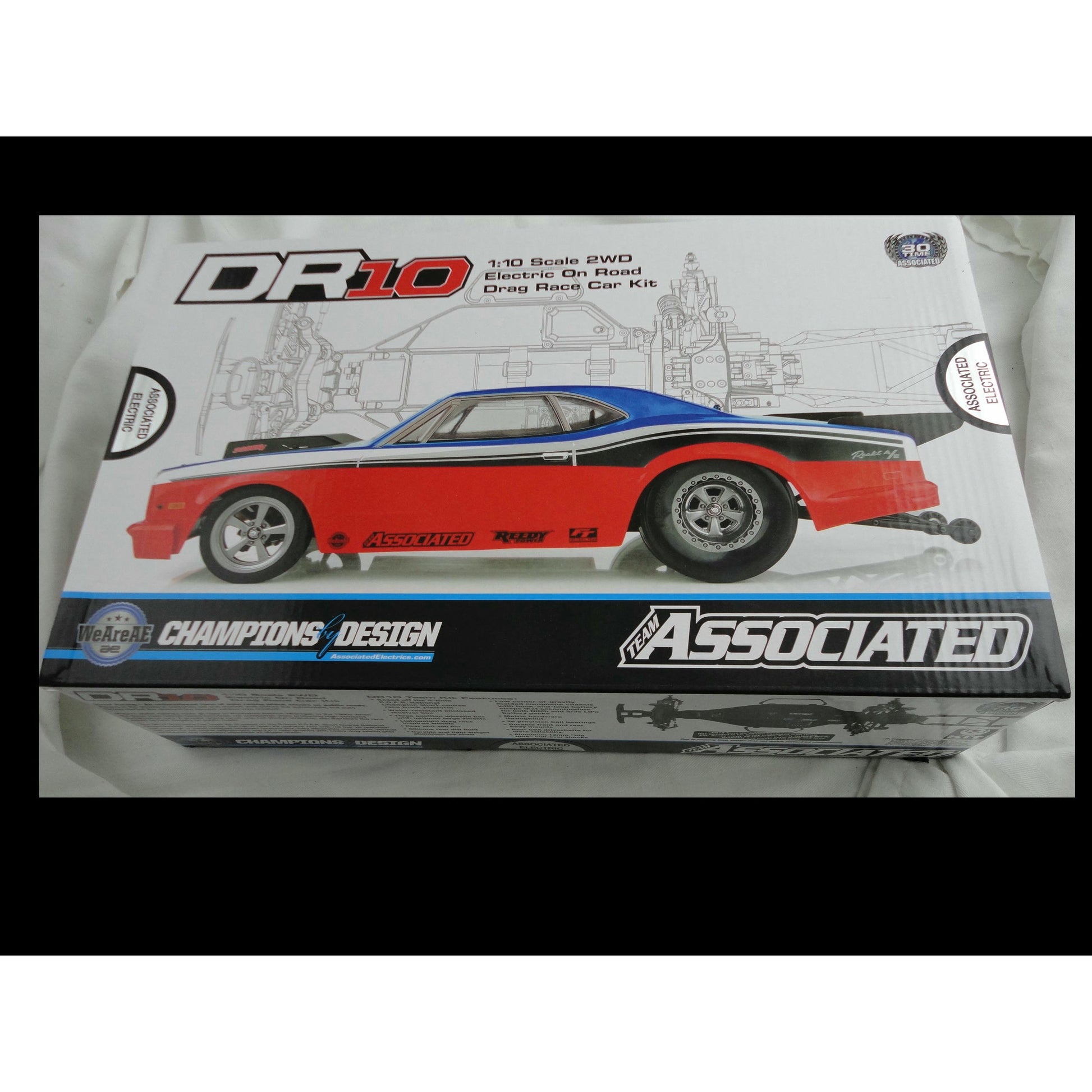 Image of Team Associated Reakt DR10 1/10th Scale 2WD Drag Car Unassembled Team Kit 70027