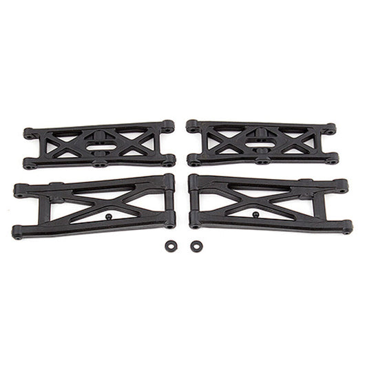 Suspension Arm Set, Fits: ProSC10, Reflex DB10, and Trophy Rat