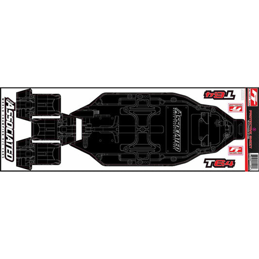 Image of Team Associated RC10T6.4 Truck Chassis Protector Sheet ASC71184