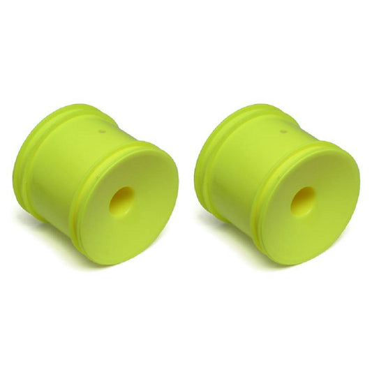 Image of Team Associated 1/10th Scale 12mm Hex Truck Wheels, Yellow/RC10T4 ASC7853