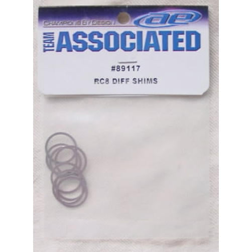 Image of Associated RC8 Differential Shims ASC89117