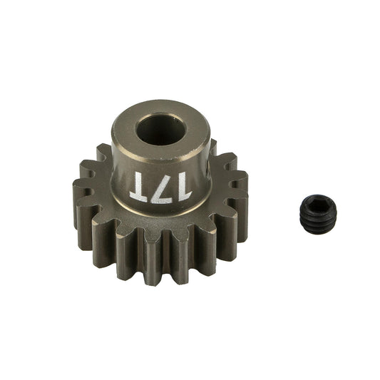 Image of Team Associated 17T 1-MOD 5mm Bore Aluminum Pinion Gear (for plastic spur only)