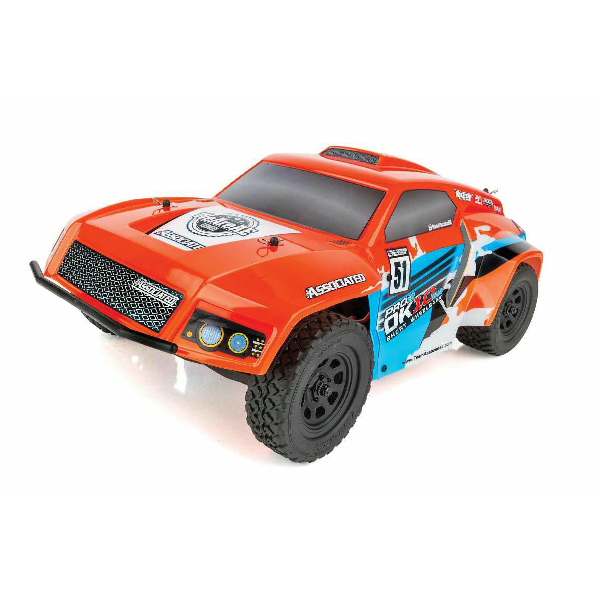 Pro2 DK10SW 1/10 Electric Dakar Buggy RTR, Orange/Blue