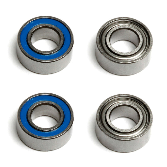 Image of Team Associated 5x10x4mm Metal/Rubber Shielded Bearings (4pcs) ASC91560