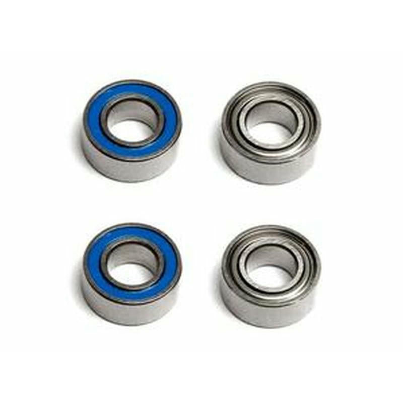 Image of Team Associated Factory Team 6x13x5mm Rubber/Metal Sealed Bearings 4pcs ASC91562