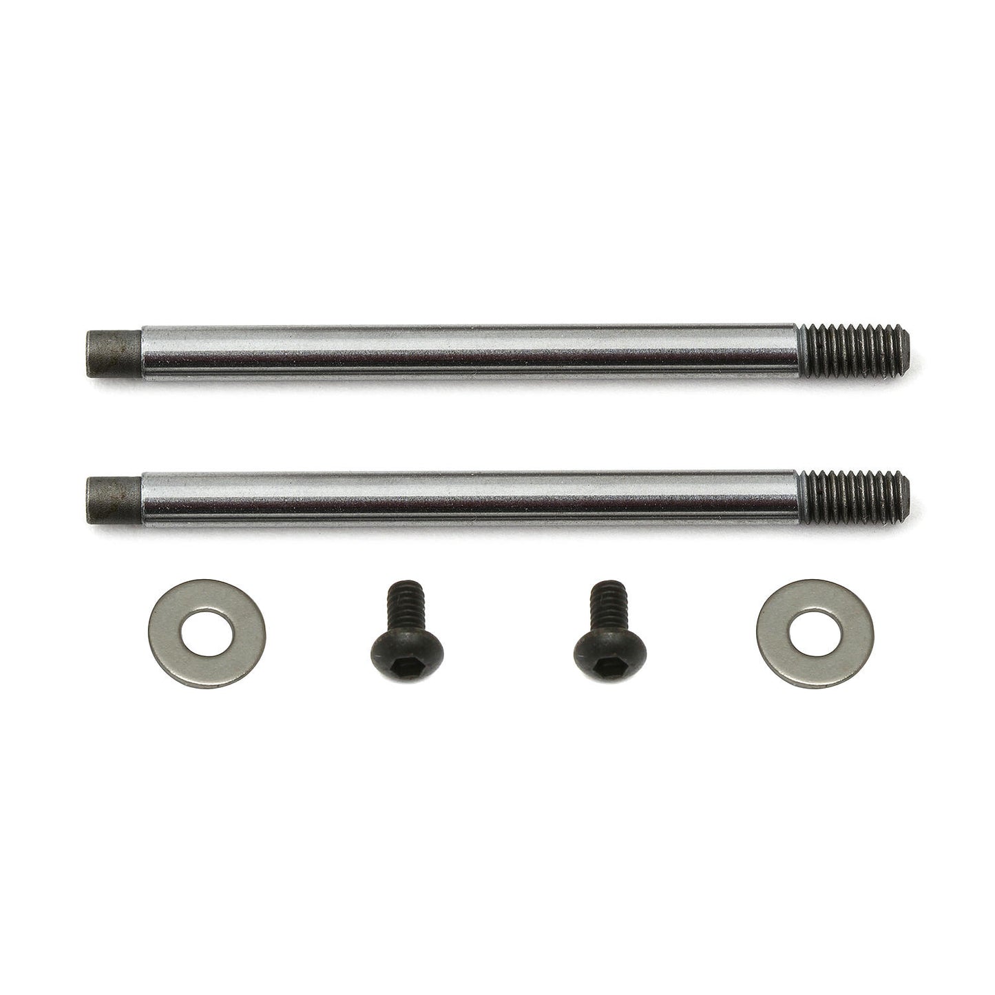 Image of Team Associated 1/10 Factory Team 3x23mm V2 Front Shock Shafts, Chrome ASC91618