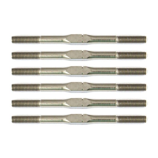 Image of Team Associated RC10B6.1 2WD Buggy 3x48mm Titanium turnbuckle Set ASC91727 6pcs
