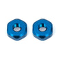 Image of Team Associated RC10 B6/B6D Buggy Blue Alloy Thumbscrews (2pcs) ASC91729