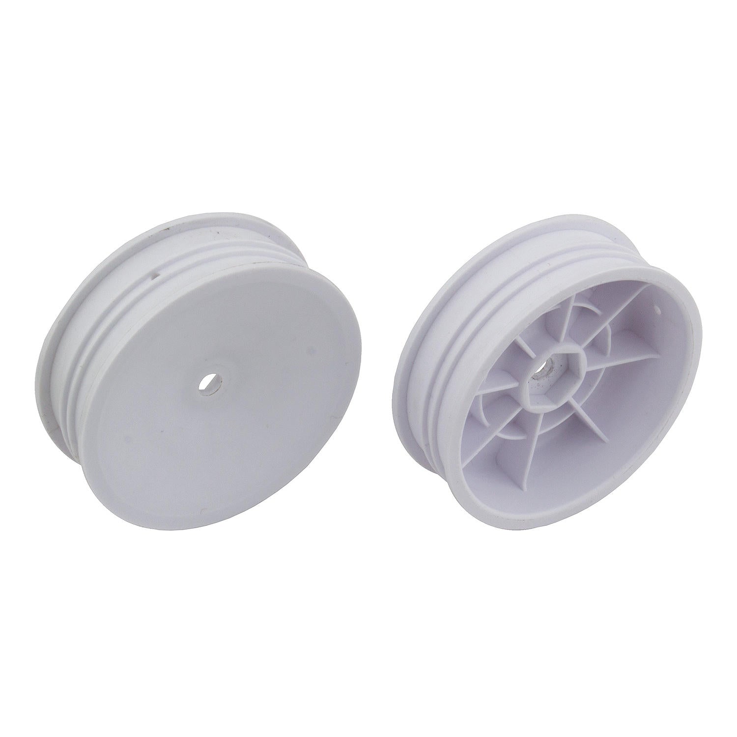 Image of Slim Front Wheels, 2WD White 12mm Hex for B6 and B6D