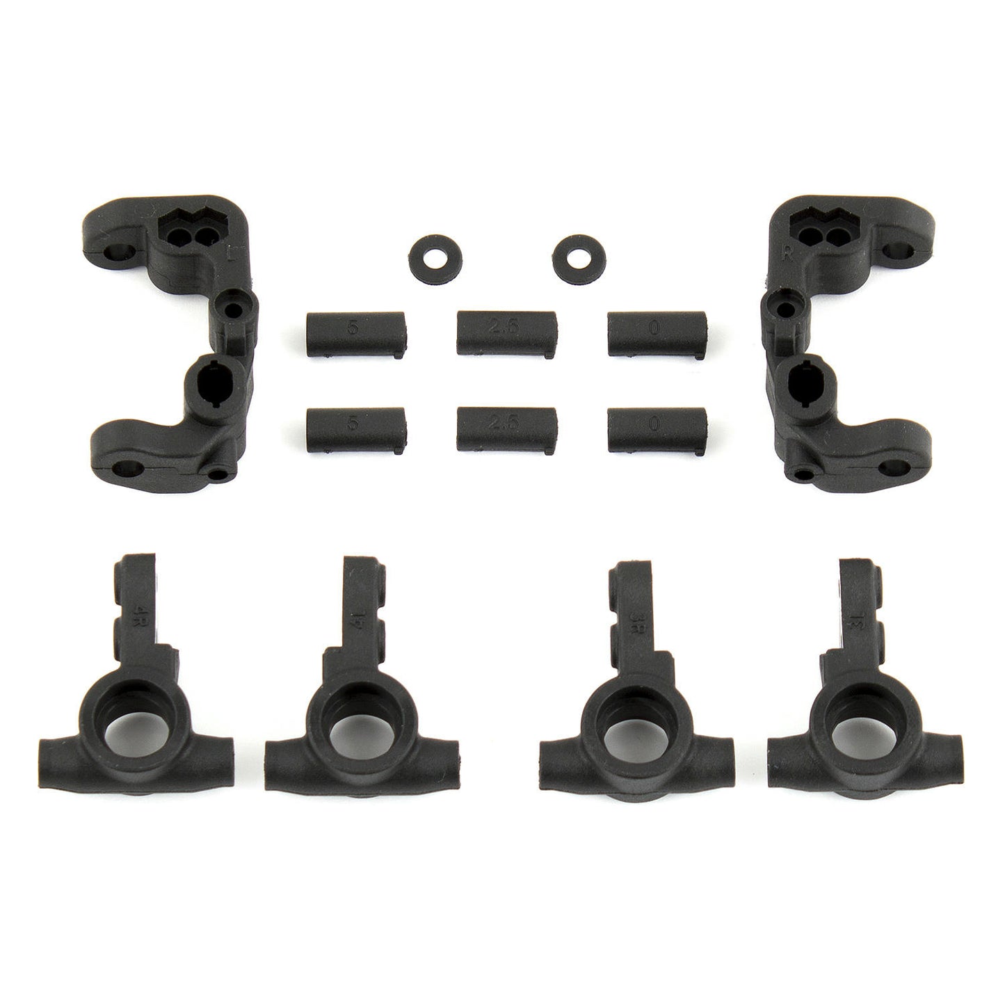 Image of Team Associated RC10B6.1 Buggy Caster/Steering Blocks ASC91776