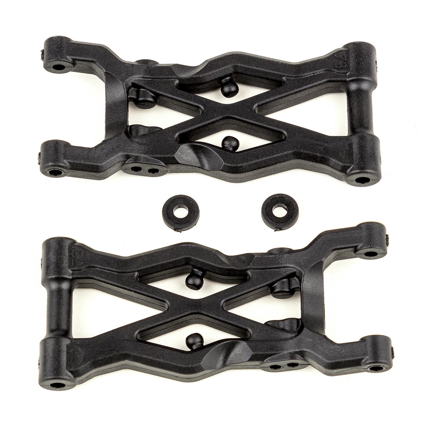 Image of Team Associated RC10B6.2 Buggy 73mm Rear Suspension Arms (2pcs) ASC91853