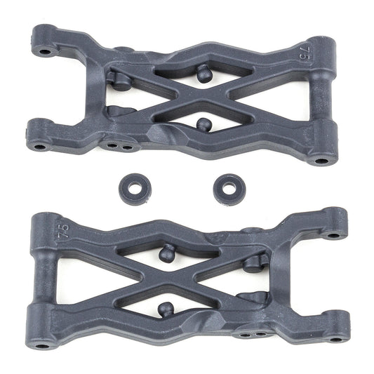 Image of Team Associated RC10B6.2 Buggy Hard Rear Suspension Arms 73mm ASC91856
