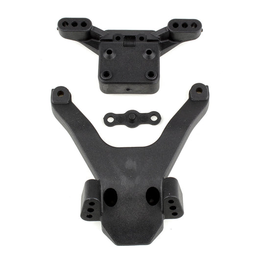 Image of Team Associated RC10B6.3 Front Top Plate and Ballstud Mount ASC91884