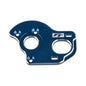 Image of Team Associated 3.5mm Blue Alloy Laydown 2WD Buggy Motor Plate RC10 B6.3 91907