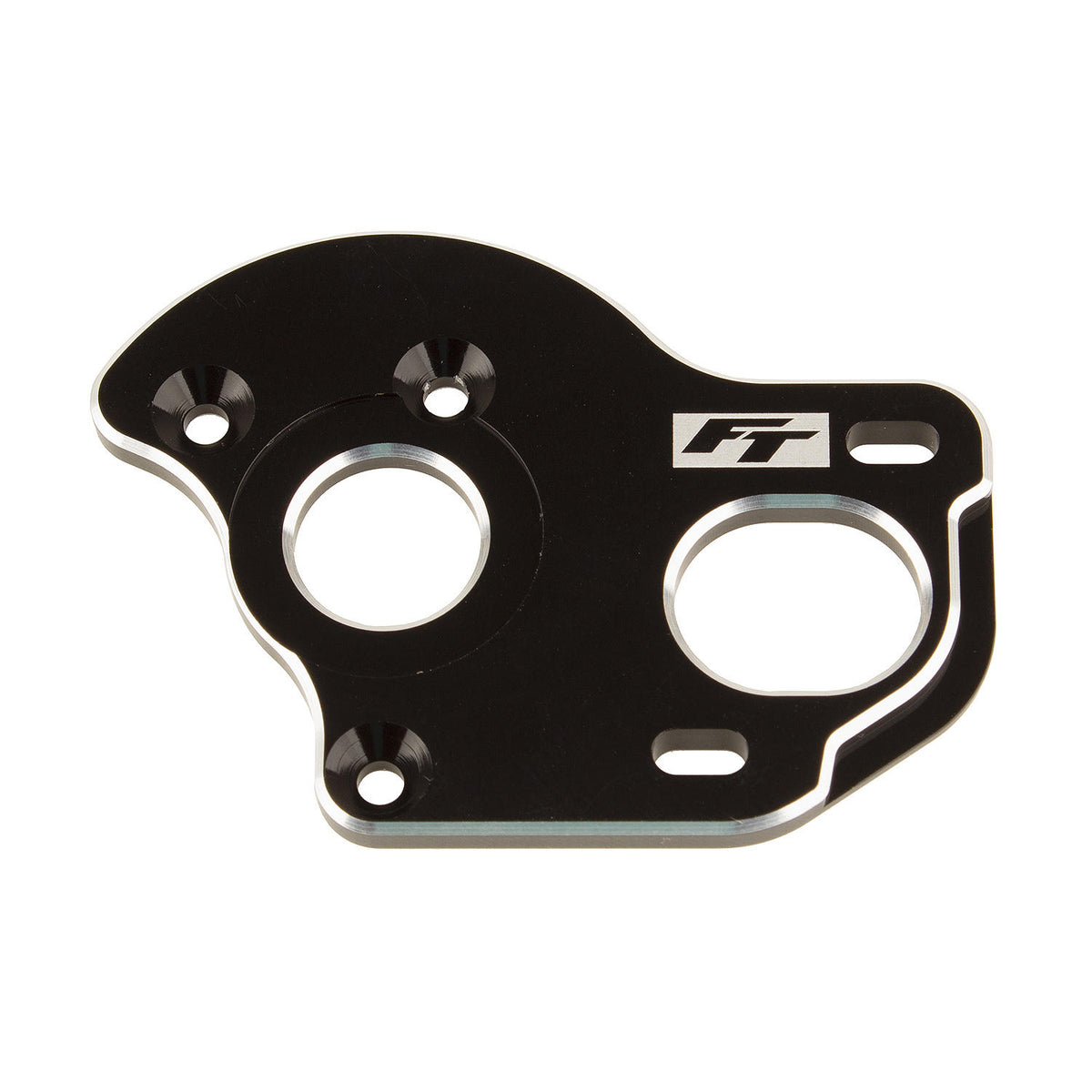 Image of RC10B6.1 Factory Team Laydown/ Layback Motor Plate 3.5mm, Blk