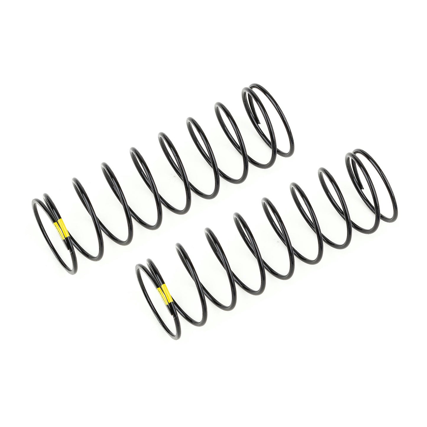 Image of 13mm Rear Shock Springs Yellow2.3lb/in, L61, 9.5T 1.2D RC10 B6.4 Buggy ASC91951