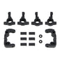 Image of Team Associated RC10B6.4 1mm Carbon Scrub Caster/Steering Blocks ASC91985