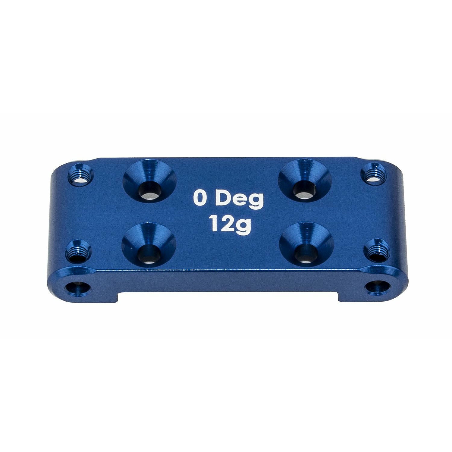 Image of Team Associated RC10B6.4 Blue Aluminum 0 Degree Front Bulkhead ASC91987