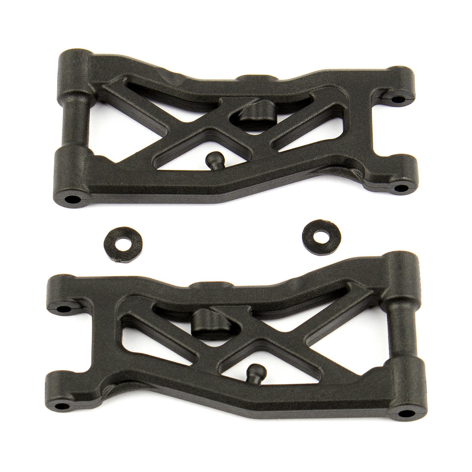 Image of Team Associated RC10 B74 4WD Buggy Front Suspension Arms ASC92128 RC10B74