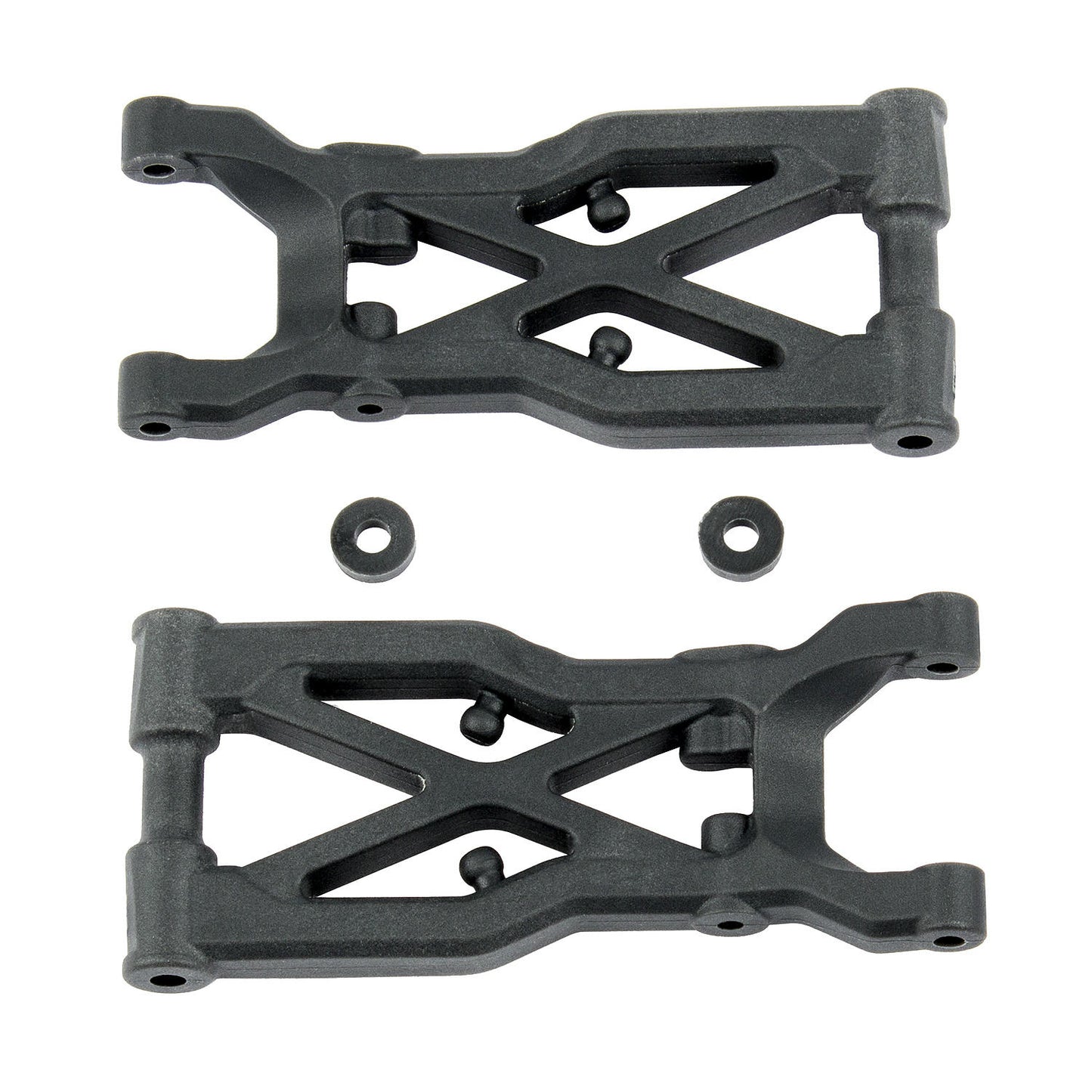 Image of Team Associated RC10 B74 4WD Buggy Hard Rear Suspension Arms ASC92131 RC10B74