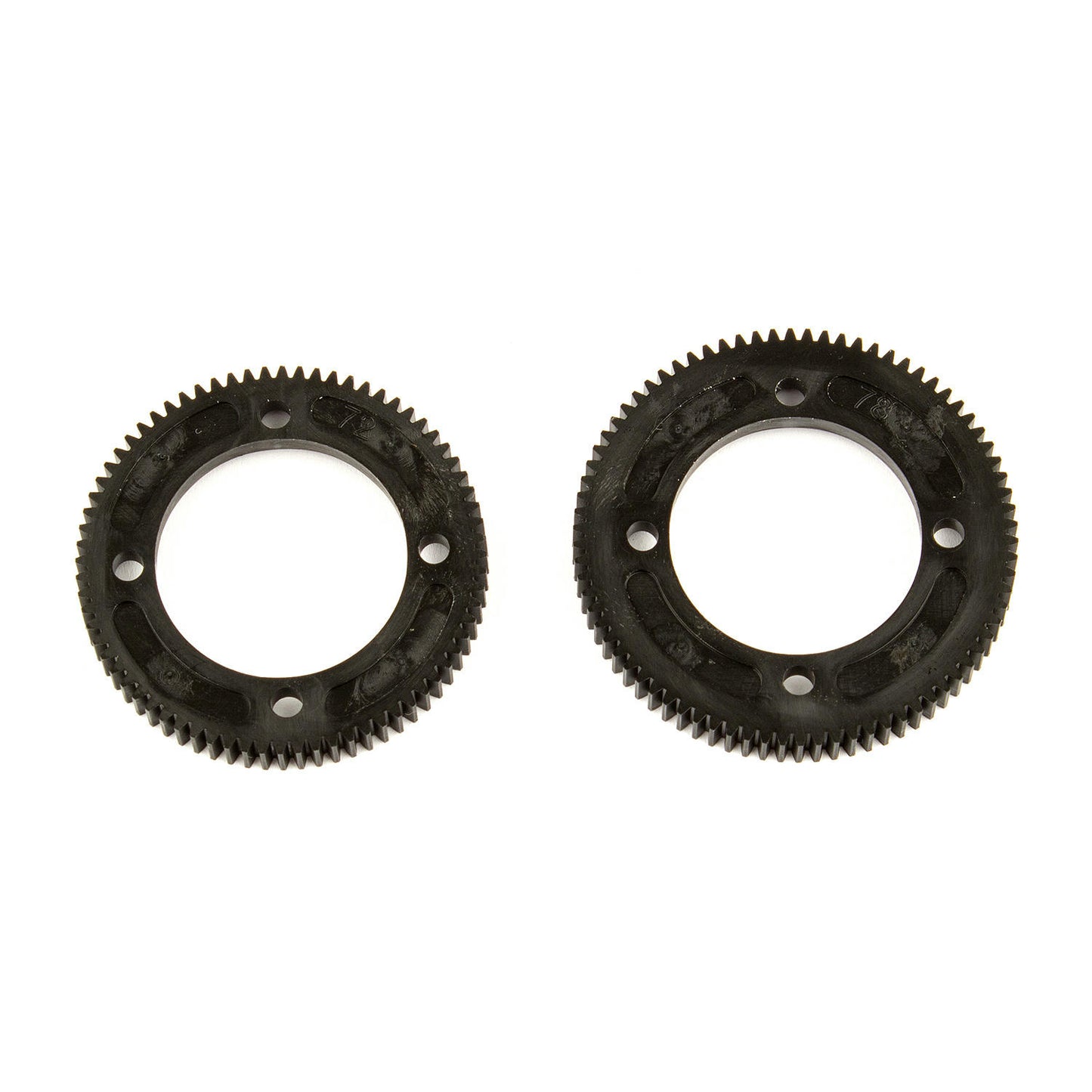 Image of Team Associated RC10 B74 4WD Buggy 72T/78T Spur Gears ASC92149 RC10B74