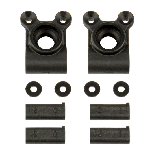Image of Team Associated RC10 B74 4WD Buggy Rear Hub Carriers ASC92178 RC10B74