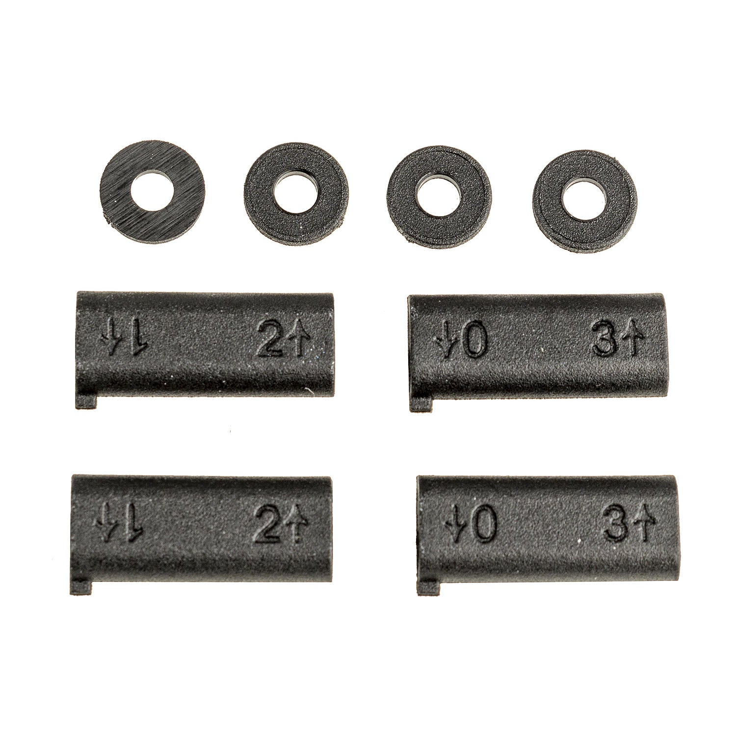 Image of Team Associated RC10B74 14WD Buggy Rear Hub Insert Set 92179 RC10 B74