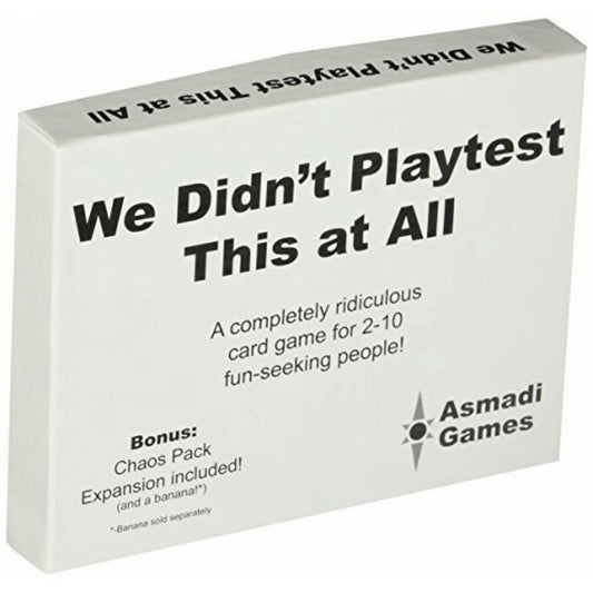 Image of We Didn't Play Test This At All! Card game by Asmadi ASI0003