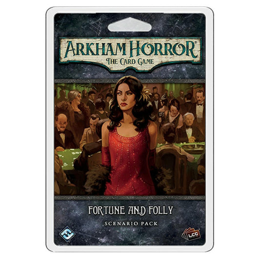 Image of Arkham Horror The Card Game: Fortune and Folly Scenario Pack ASMAHC71