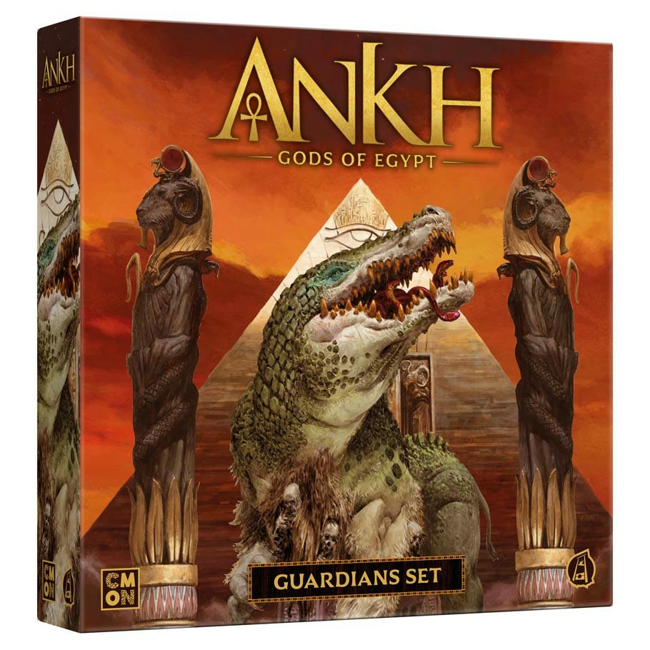 Image of Ankh: Gods of Egypt Board Game Guardians Expansion Set ASMANK004 CMON