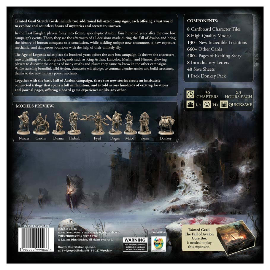 Image of Tainted Grail Board Game Stretch Goals by Asmodee/Awaken Realms ASMAWTG02