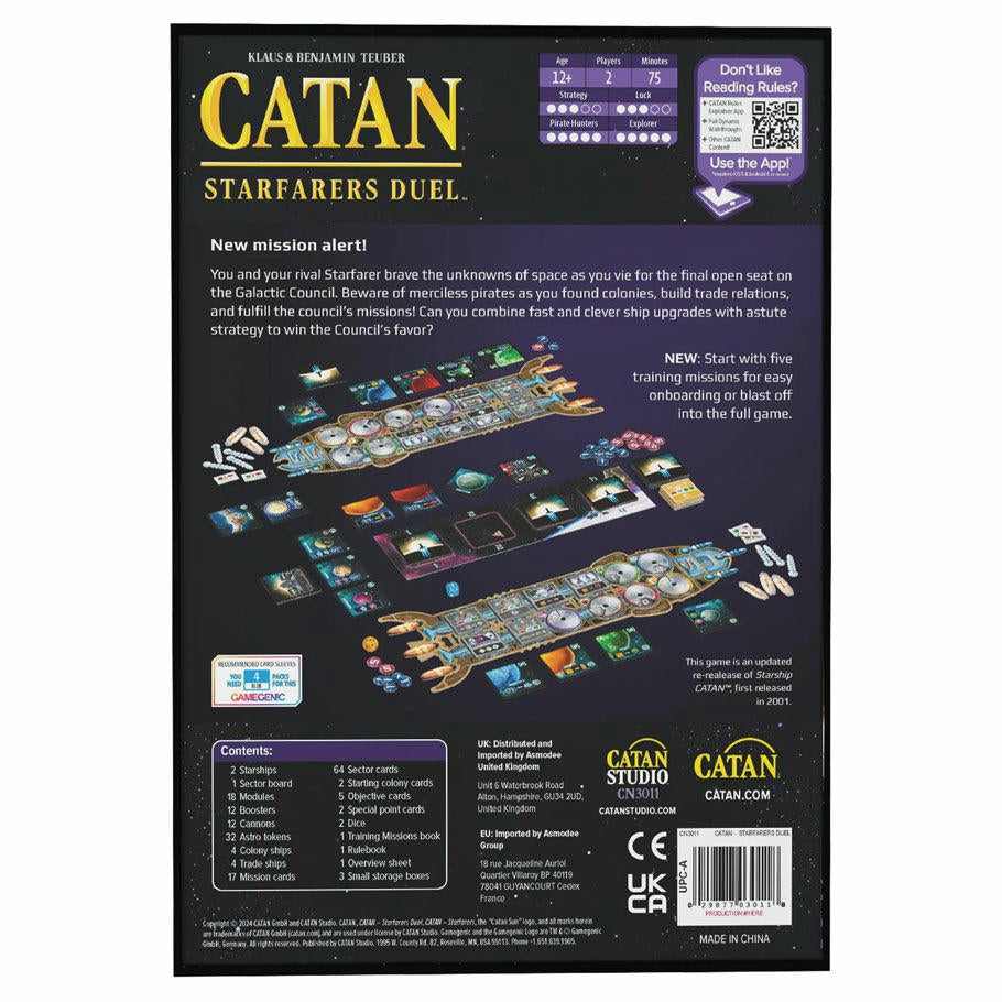 Image of Catan Starfarers Duel Board Game by Catan Studios ASMCN3011