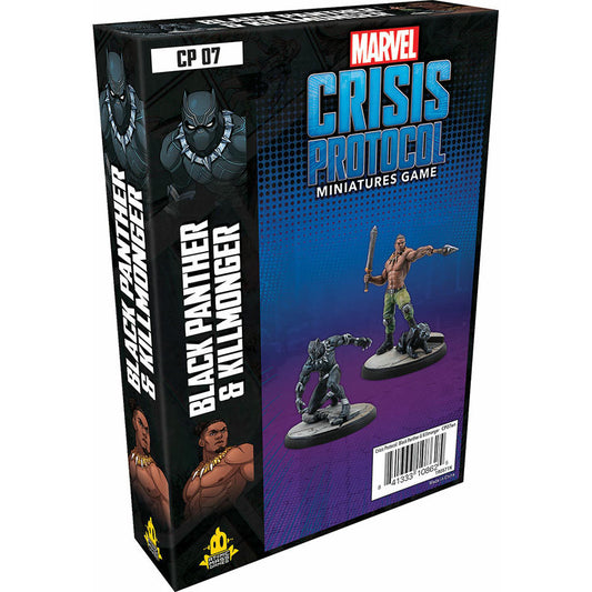 Image of Marvel Crisis Protocol Miniatures Game Black Panther/Killmonger Character Pack