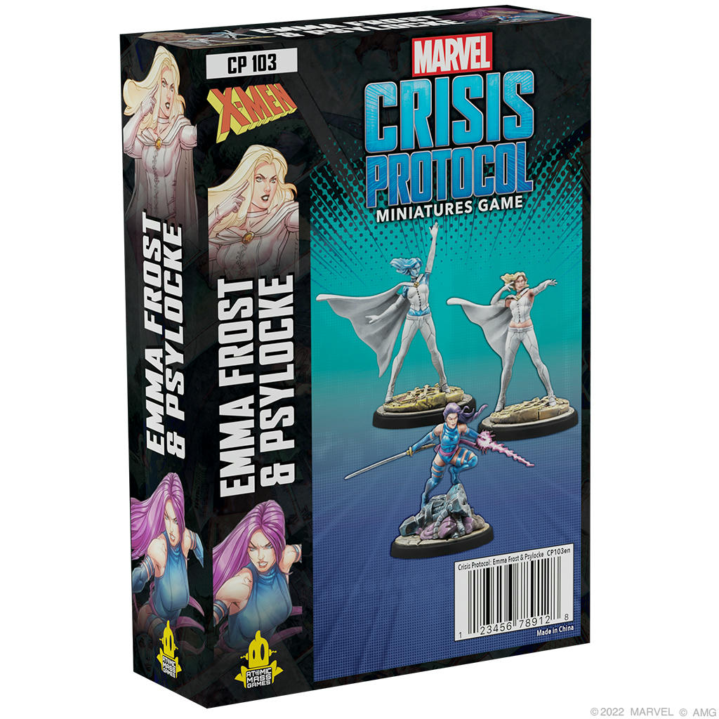 Image of Marvel Crisis Protocol Miniatures Game Emma Frost & Psylocke Character Pack