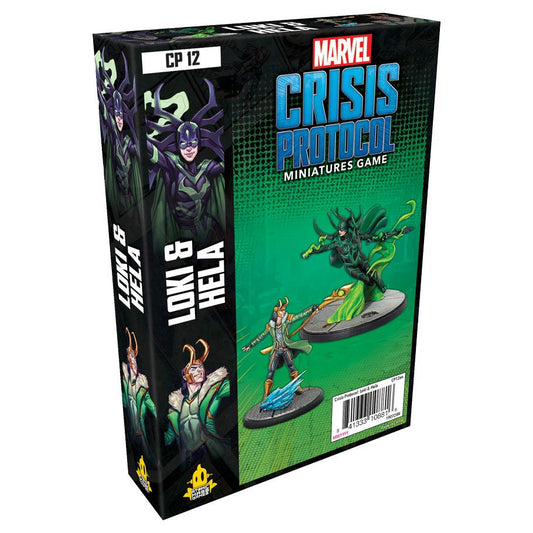 Image of Marvel Crisis Protocol Miniatures Game Loki & Hela Character Expansion Pack CP12