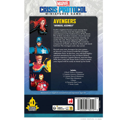 Image of Marvel Crisis Protocol Avengers Affiliation Pack Expansion ASMCP141