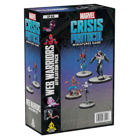 Image of Marvel Crisis Protocol Web Warriors Affiliation Pack Expansion CP146EN