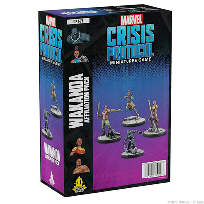 Image of Marvel Crisis Protocol Wakanda Affiliation Pack Expansion ASMCP147EN