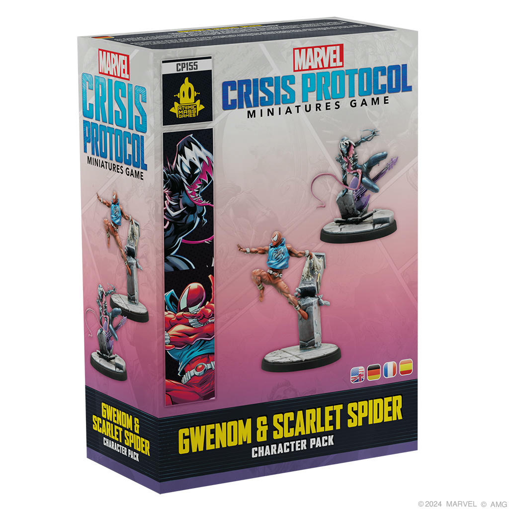 Image of Marvel Crisis Protocol Game Gwenon & Scarlet Spider Character Expansion