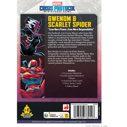 Image of Marvel Crisis Protocol Game Gwenon & Scarlet Spider Character Expansion