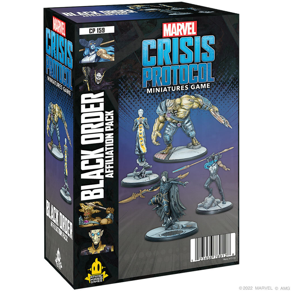 Image of Marvel Crisis Protocol Black Order Affiliation Expansion Pack ASMCP159EN