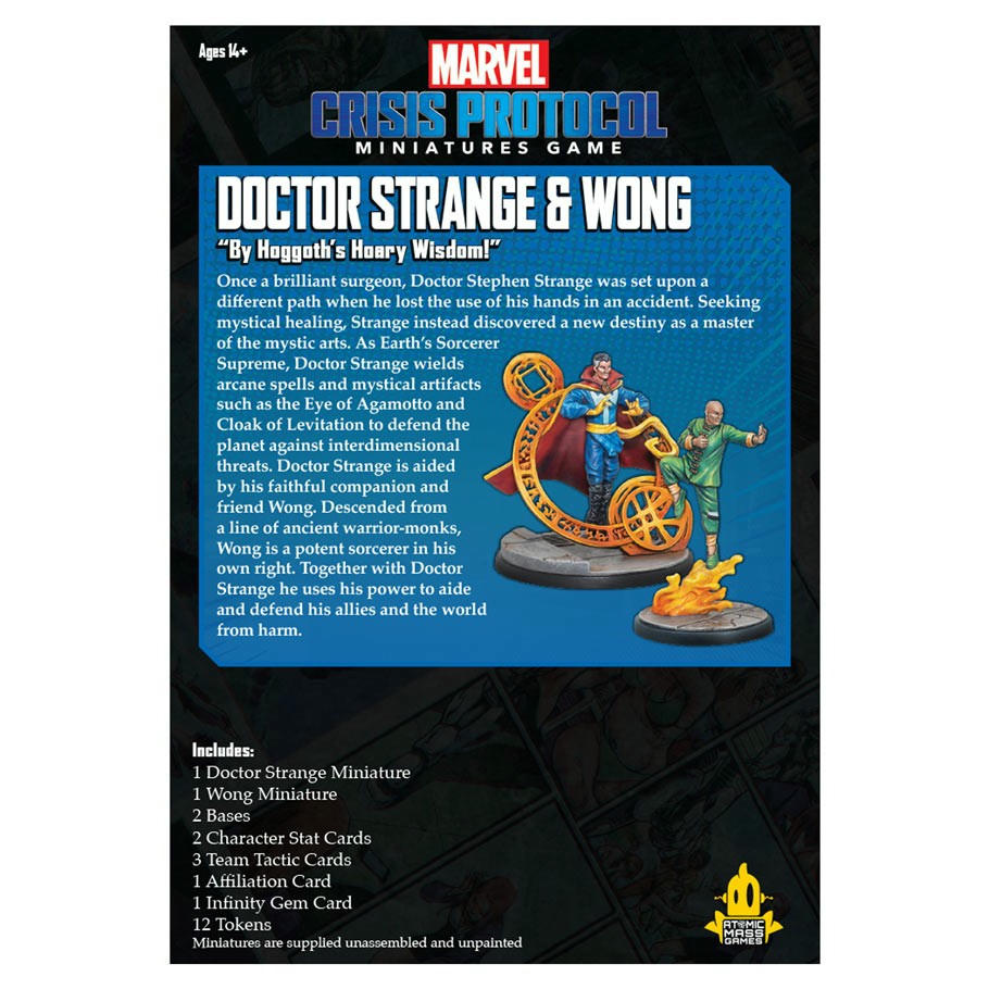 Image of Marvel Crisis Protocol Miniatures Game Doctor Strange & Wong Character Expansion