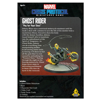 Image of Marvel Crisis Protocol Miniatures Game Ghost Rider Expansion ASMCP27EN