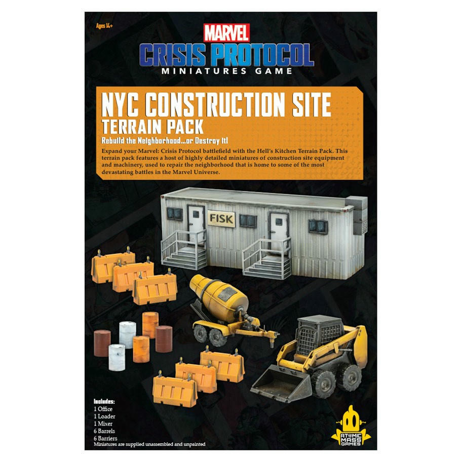 Image of Marvel Crisis Protocol Miniatures Game NYC Construction Site Terrain CP31EN