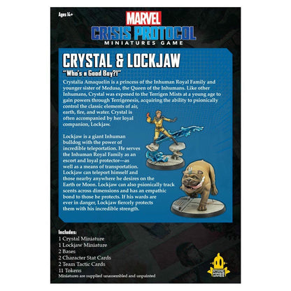 Image of Marvel Crisis Protocol Miniatures Game Crystal & Lockjaw Character Expansion