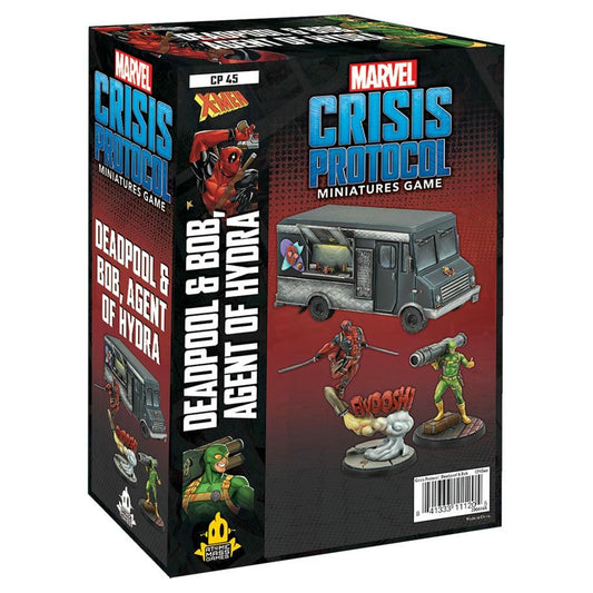 Image of Marvel Crisis Protocol Game Deadpool & Bob, Agent of Hydra Character Expansion