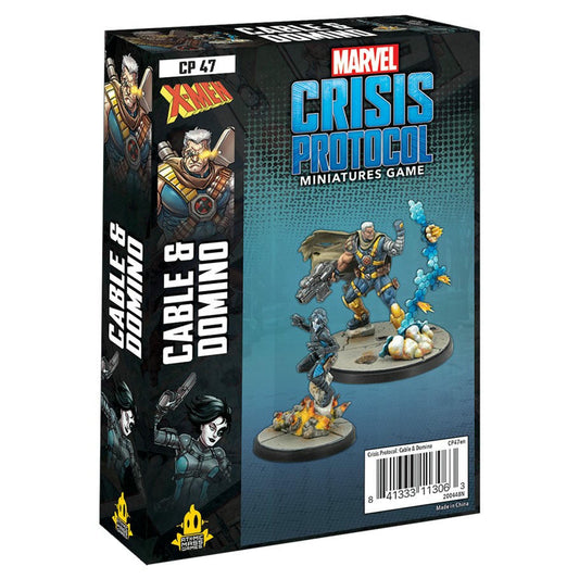 Image of Marvel Crisis Protocol Game Cable & Domino Character Expansion ASMCP47EN